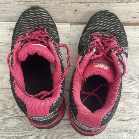 NIKE REAX ROCKET 2 Athletic Running Shoe Sneaker Black Pink US Women's Size 8 - Picture 11 of 12
